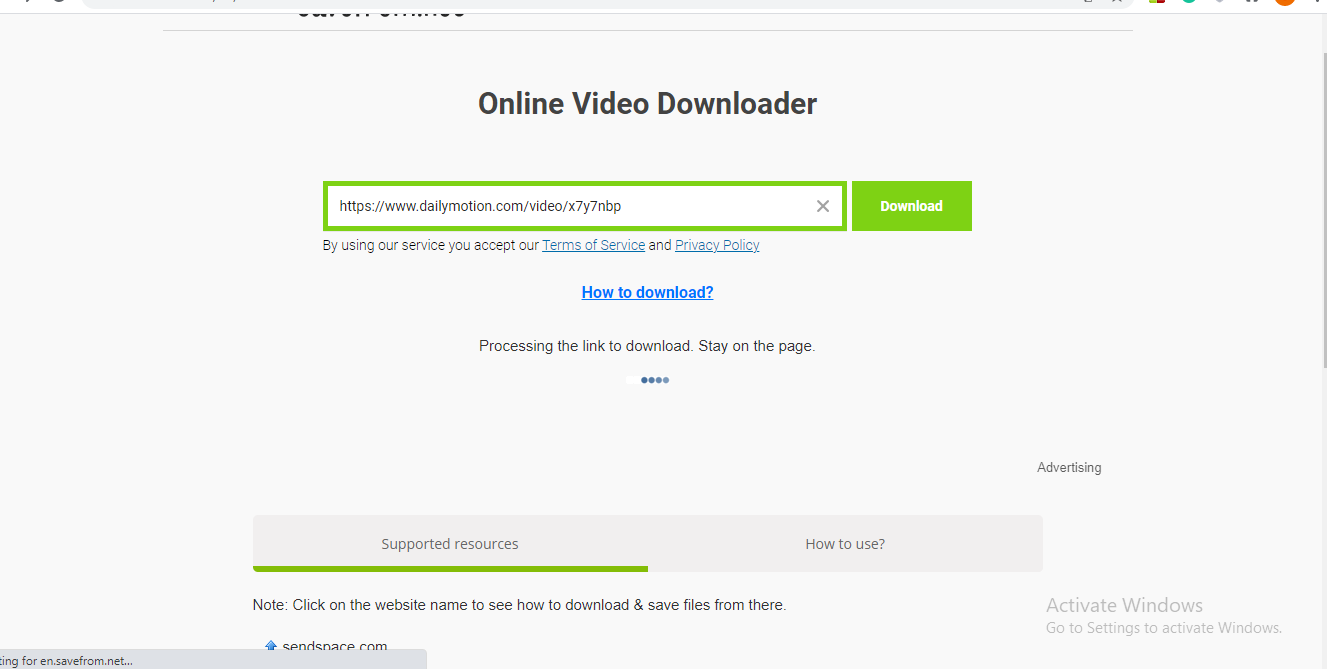 how to download movie from savefrom