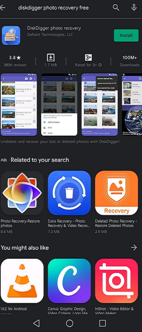 diskdigger photo recovery app download