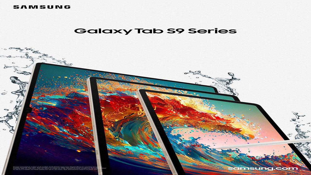 The New Waterproof Samsung Tab S9 Series Make Headlines with Impressive ...